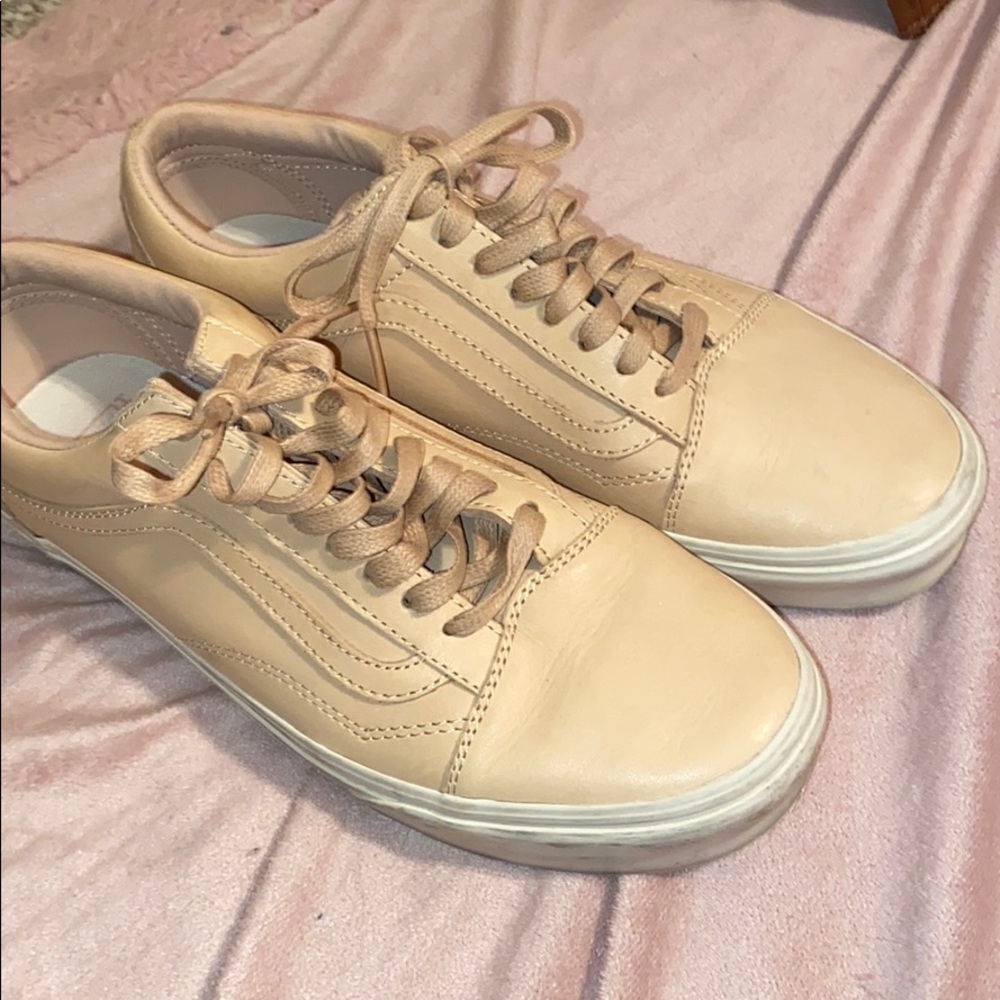 Tan leather vans